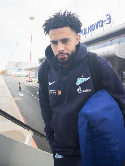 Основной состав «Зенита» в Пулково перед вылетом в Нижний Новгород