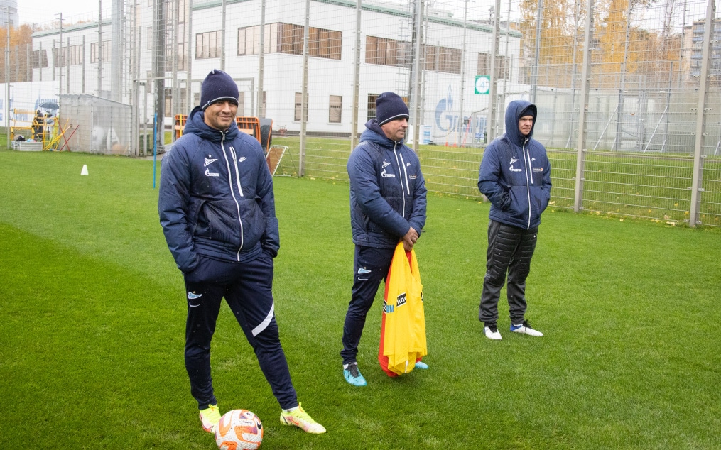 Тренировка «Зенита» перед матчем с «Крыльями Советов»