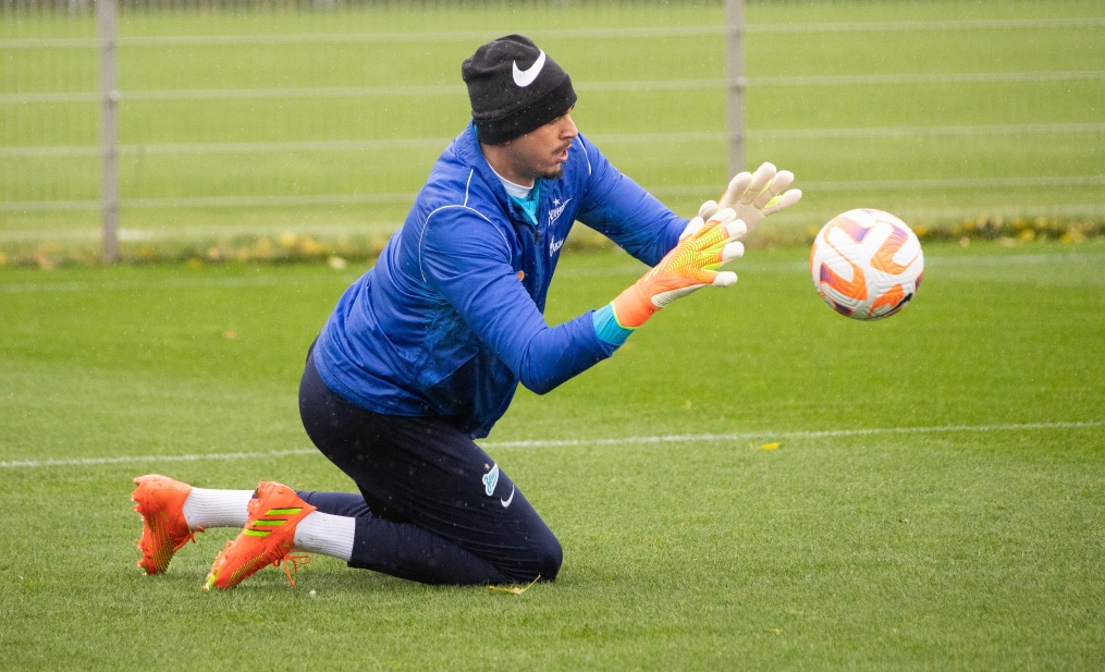 Тренировка «Зенита» перед матчем с «Крыльями Советов»