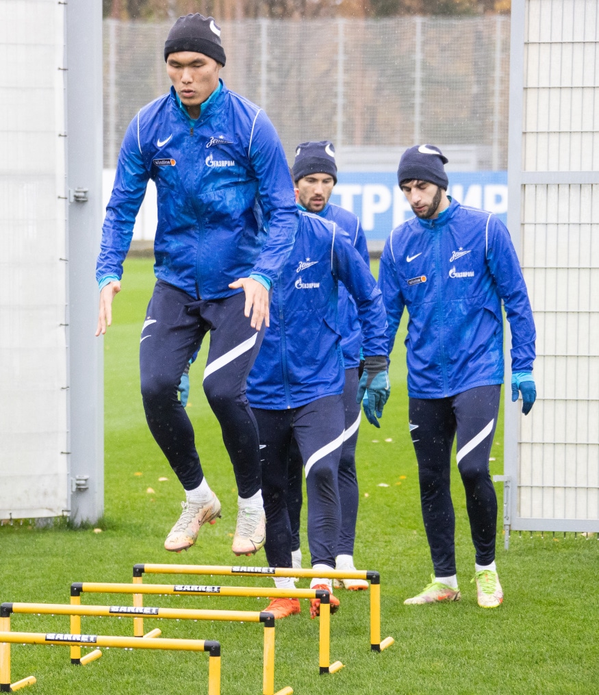 Тренировка «Зенита» перед матчем с «Крыльями Советов»