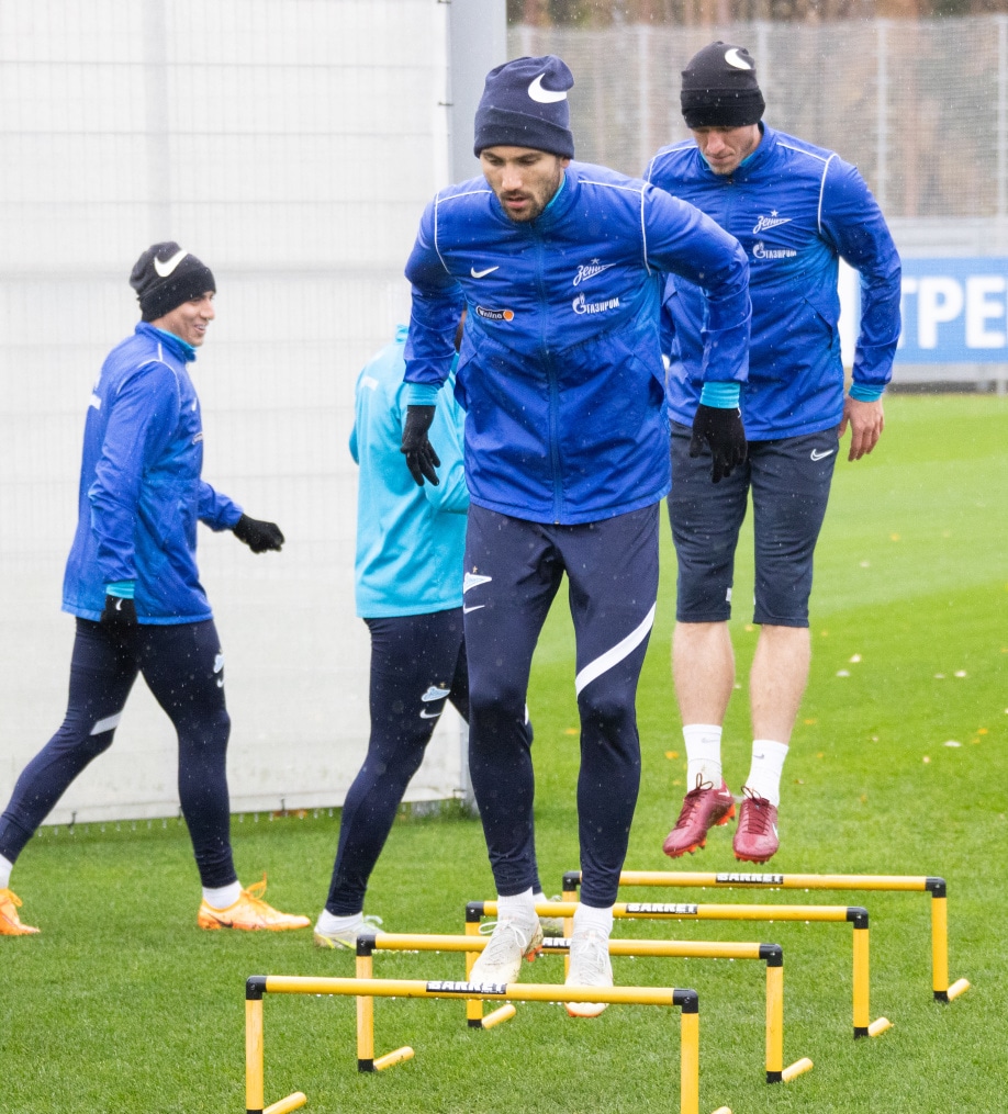 Тренировка «Зенита» перед матчем с «Крыльями Советов»