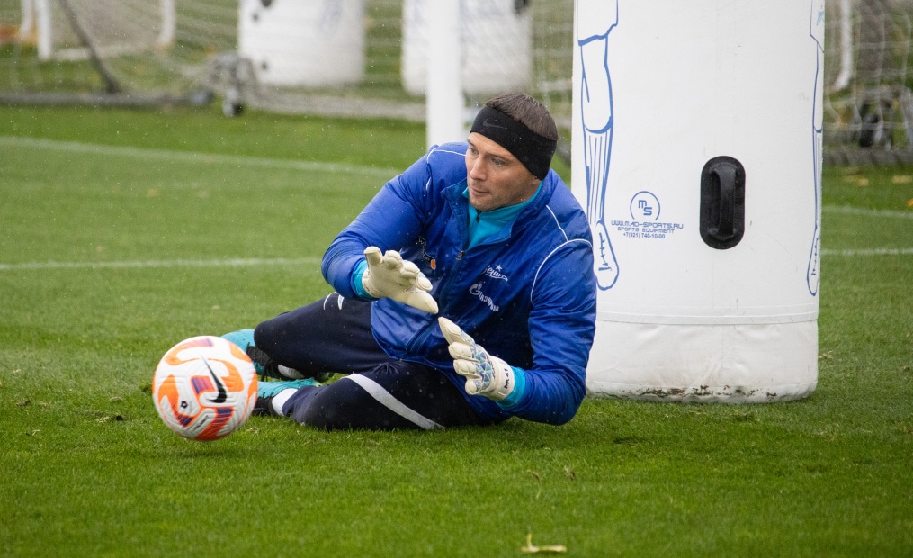 Тренировка «Зенита» перед матчем с «Крыльями Советов»