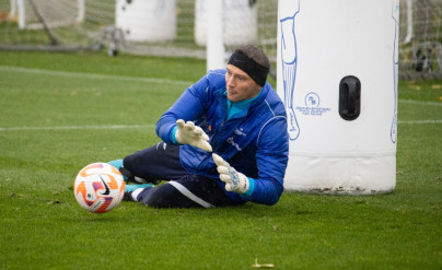 Тренировка «Зенита» перед матчем с «Крыльями Советов»