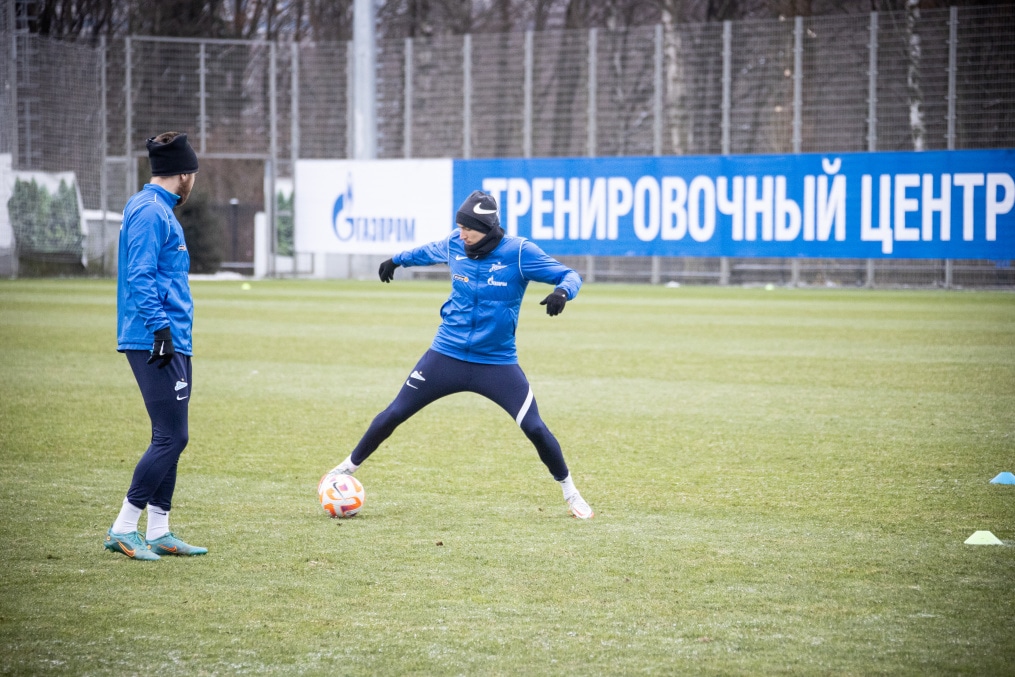 Открытая тренировка «Зенита» перед матчем со «Спартаком»