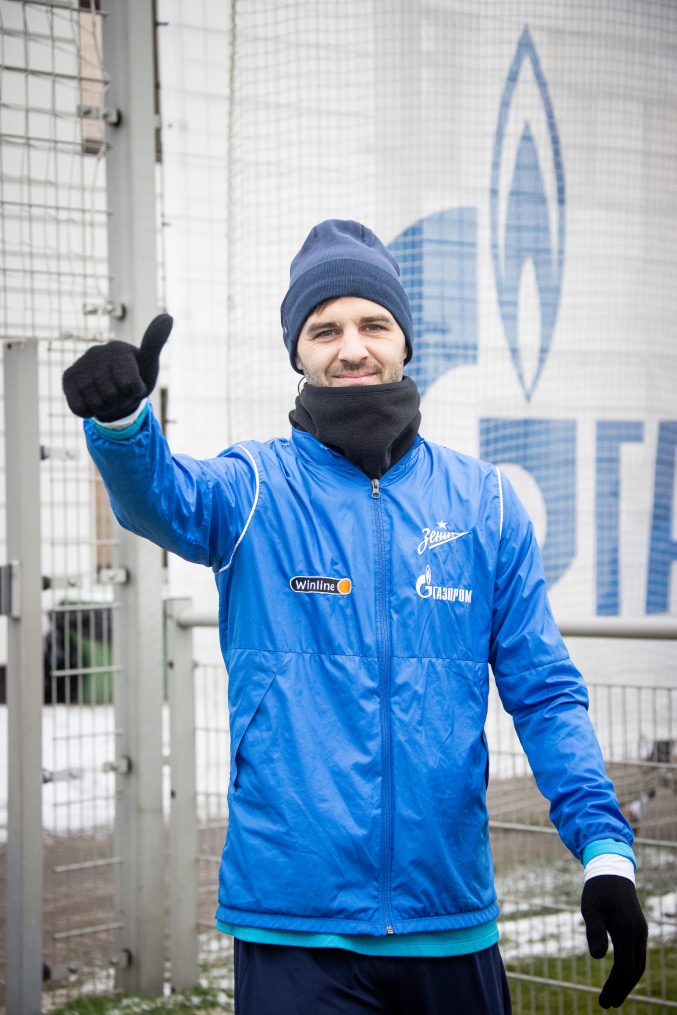 Открытая тренировка «Зенита» перед матчем со «Спартаком»