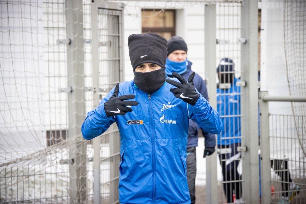 Открытая тренировка «Зенита» перед матчем со «Спартаком»