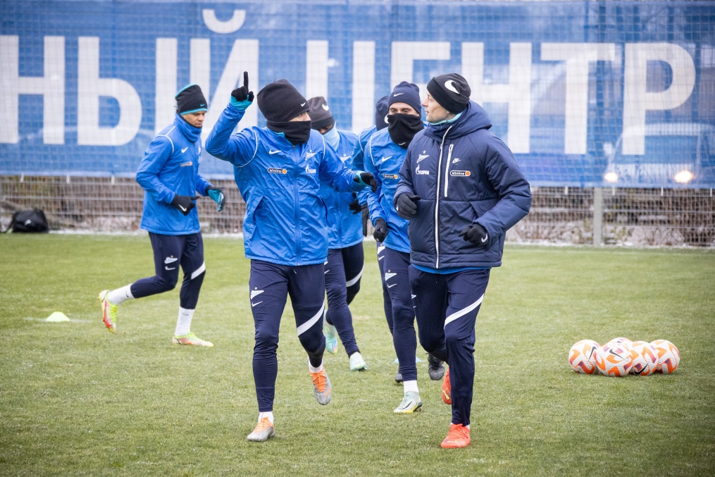 Открытая тренировка «Зенита» перед матчем со «Спартаком»