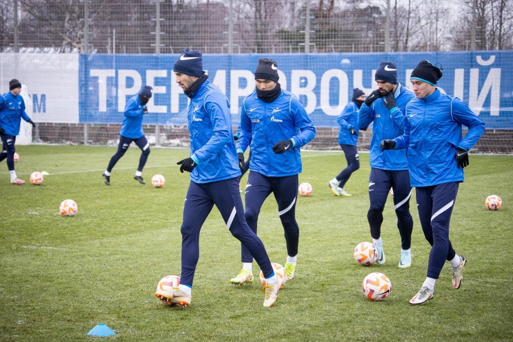 Открытая тренировка «Зенита» перед матчем со «Спартаком»