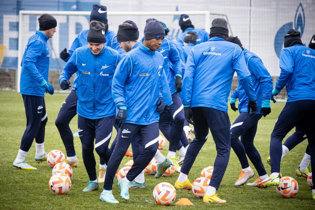 Открытая тренировка «Зенита» перед матчем со «Спартаком»