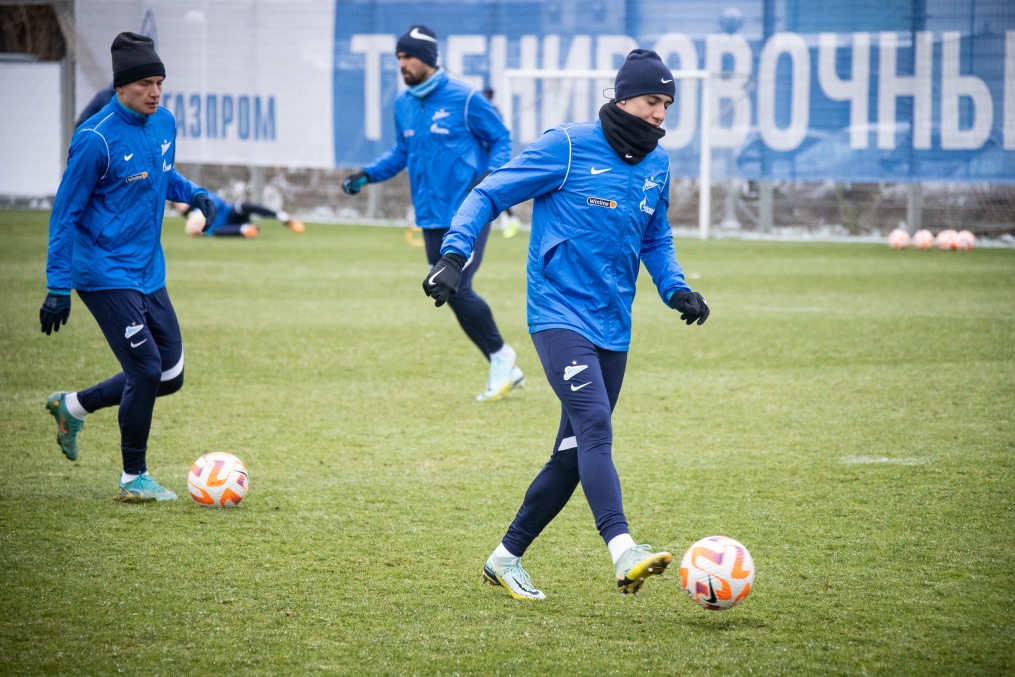 Открытая тренировка «Зенита» перед матчем со «Спартаком»