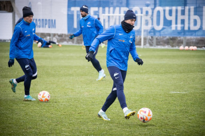 Открытая тренировка «Зенита» перед матчем со «Спартаком»