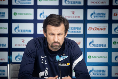 Пресс-конференция «Зенита» перед матчем со «Спартаком»