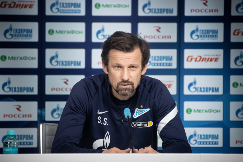 Пресс-конференция «Зенита» перед матчем со «Спартаком»