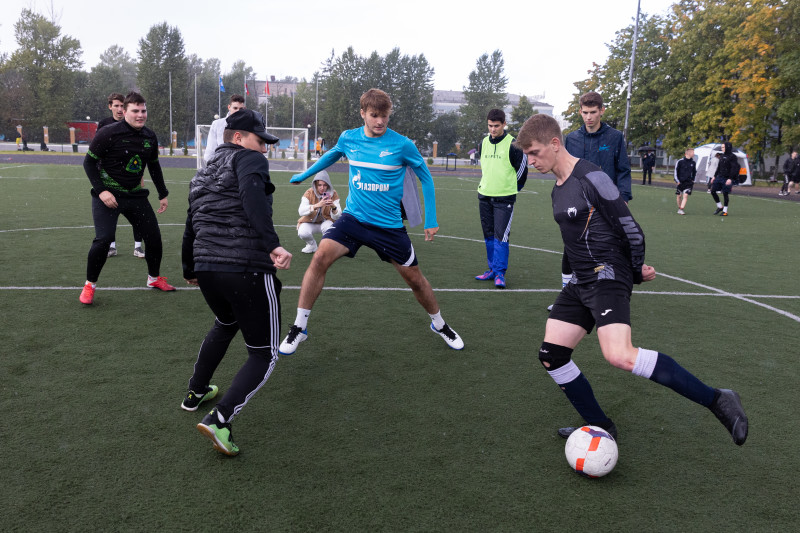 Мастер-класс игроков «Зенита»-м в колледже ГУМРФ