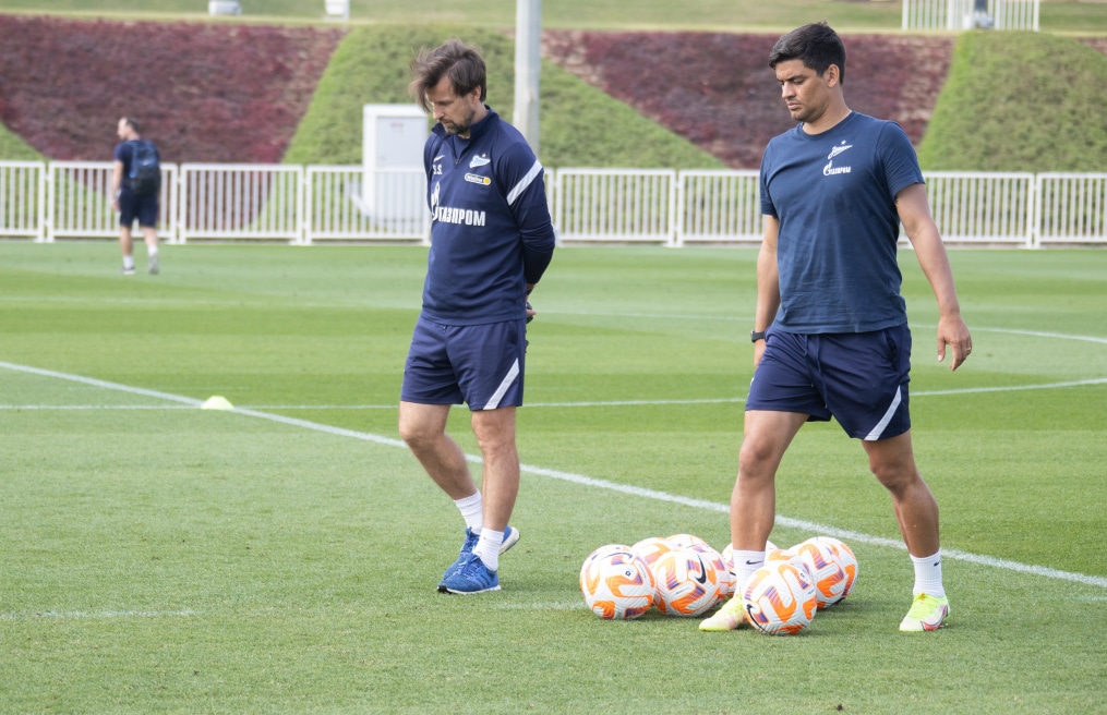 «Газпром»-тренировочные сборы в Катаре: 21 января, утренняя тренировка