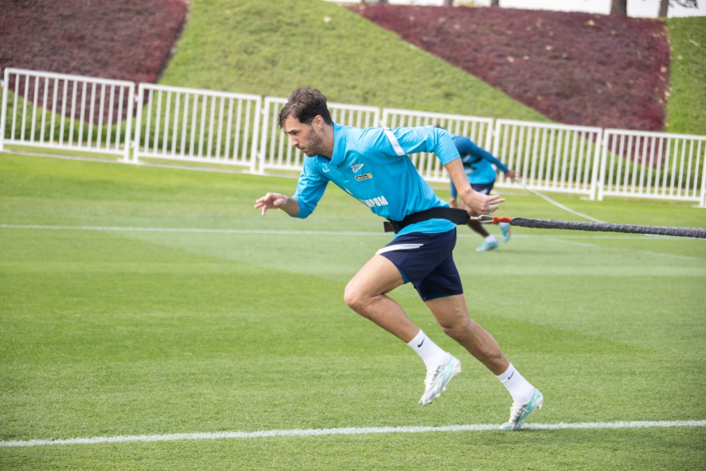 «Газпром»-тренировочные сборы в Катаре: 21 января, утренняя тренировка