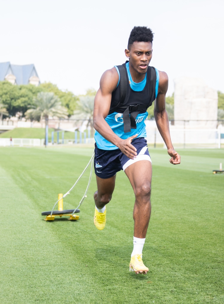 «Газпром»-тренировочные сборы в Катаре: 21 января, утренняя тренировка