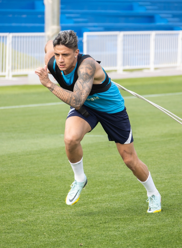 «Газпром»-тренировочные сборы в Катаре: 21 января, утренняя тренировка