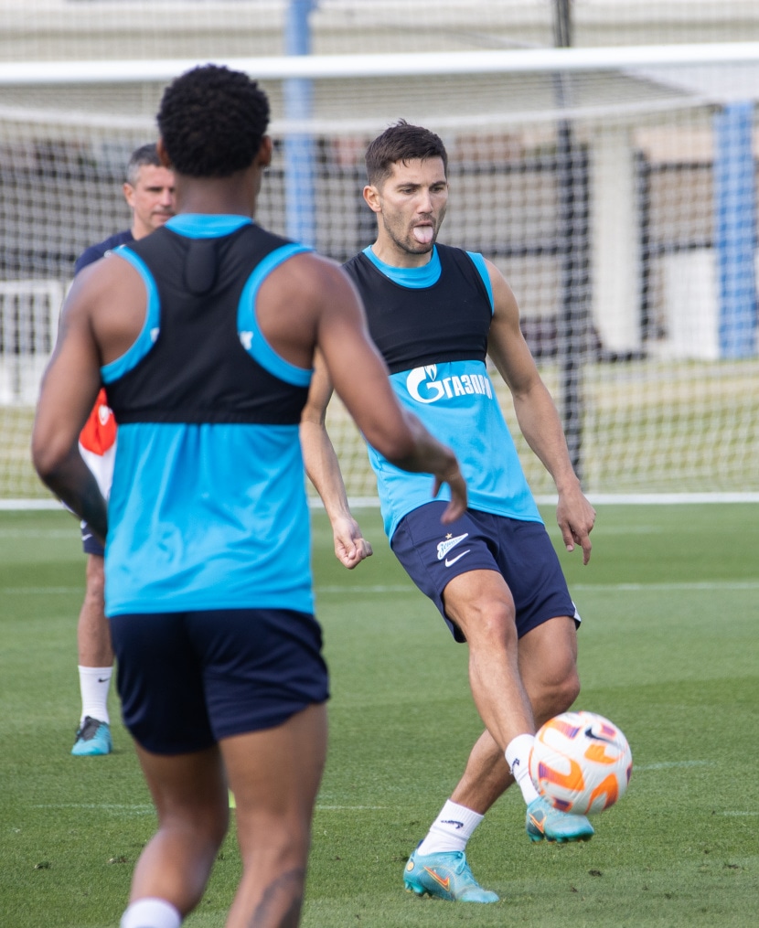 «Газпром»-тренировочные сборы в Катаре: 21 января, утренняя тренировка