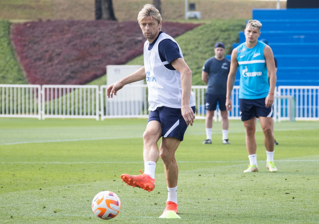 «Газпром»-тренировочные сборы в Катаре: 21 января, утренняя тренировка