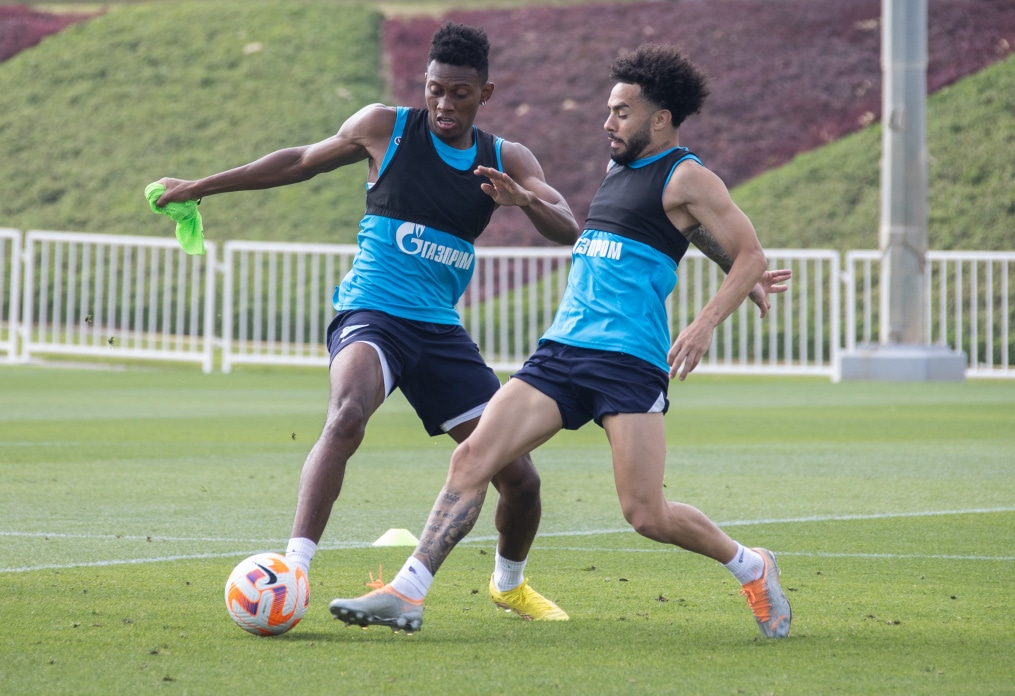 «Газпром»-тренировочные сборы в Катаре: 21 января, утренняя тренировка