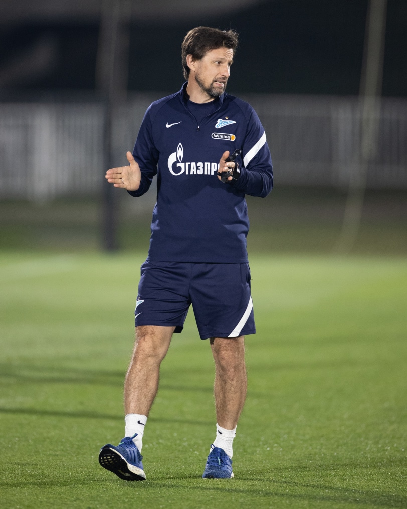 «Газпром»-тренировочные сборы в Катаре: 21 января, вечерняя тренировка