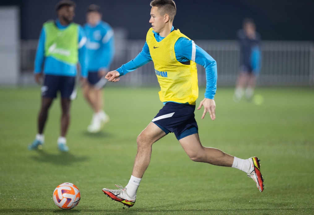 «Газпром»-тренировочные сборы в Катаре: 21 января, вечерняя тренировка