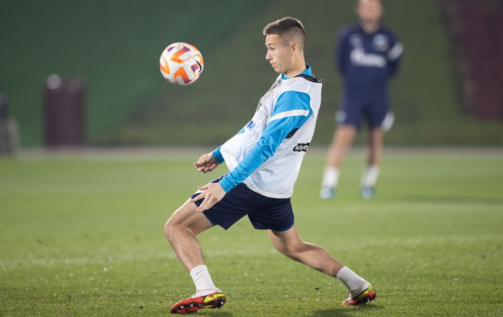 «Газпром»-тренировочные сборы в Катаре: 21 января, вечерняя тренировка