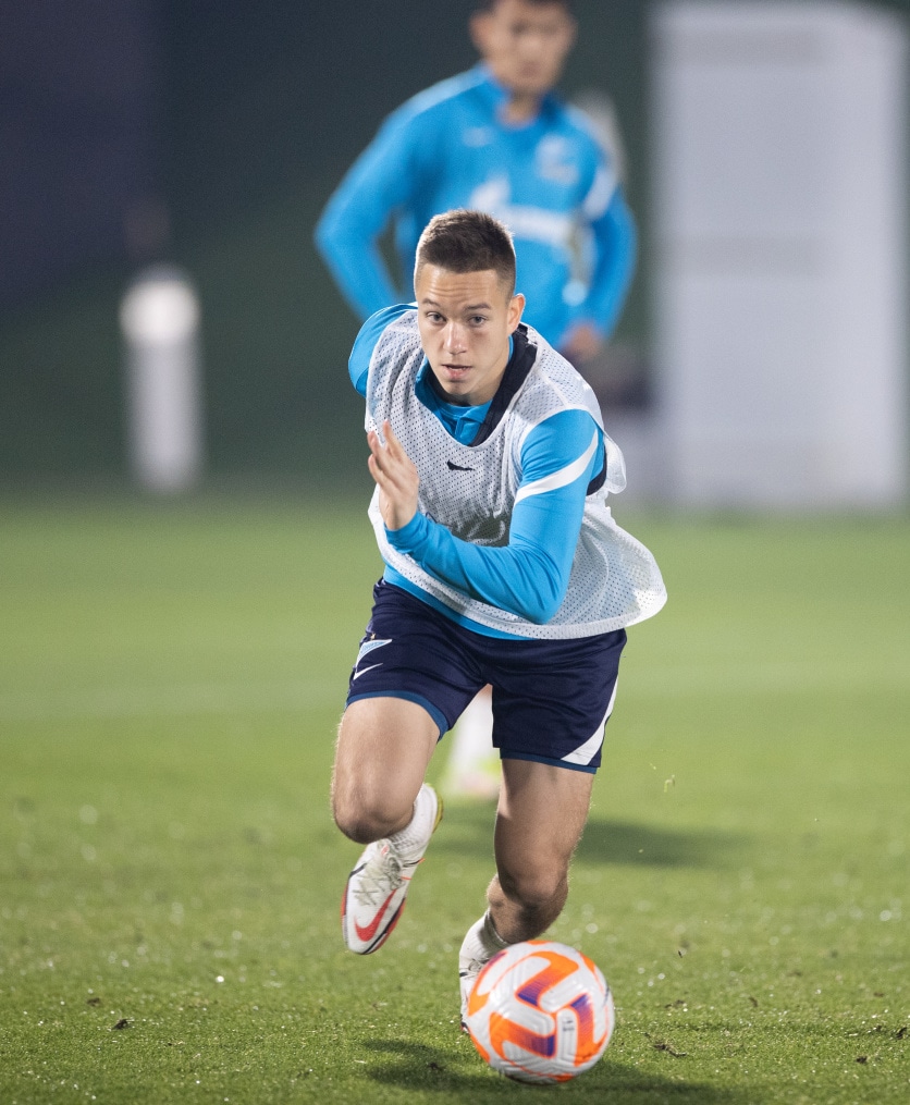 «Газпром»-тренировочные сборы в Катаре: 21 января, вечерняя тренировка