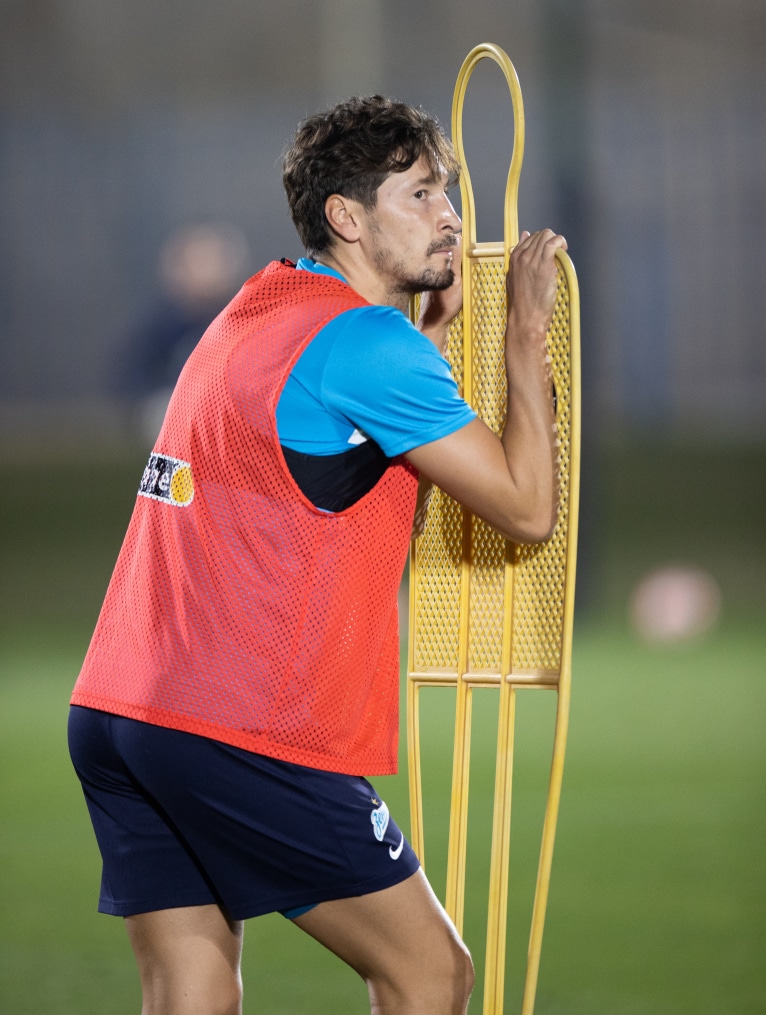 «Газпром»-тренировочные сборы в Катаре: 21 января, вечерняя тренировка