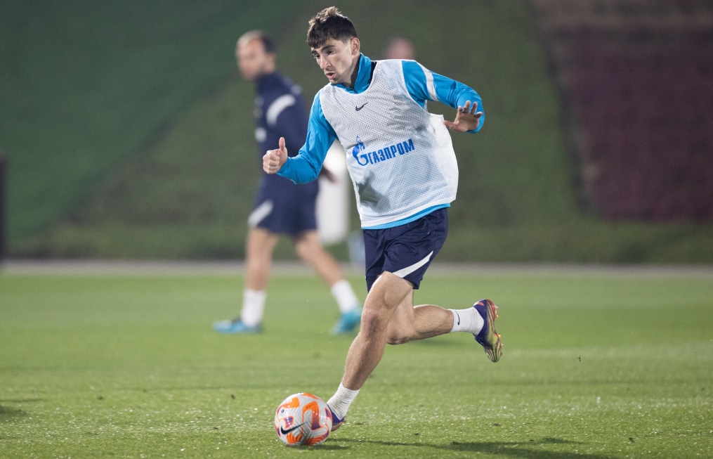«Газпром»-тренировочные сборы в Катаре: 21 января, вечерняя тренировка