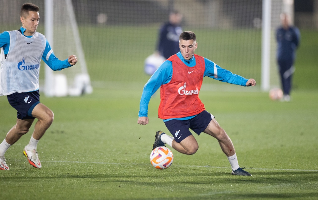 «Газпром»-тренировочные сборы в Катаре: 21 января, вечерняя тренировка