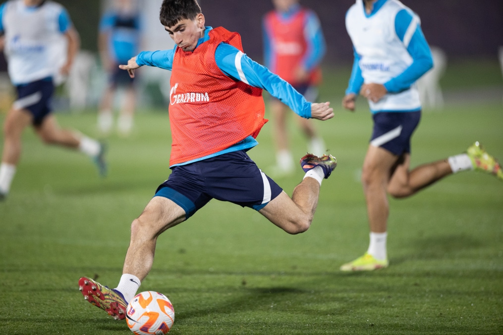 «Газпром»-тренировочные сборы в Катаре: 21 января, вечерняя тренировка