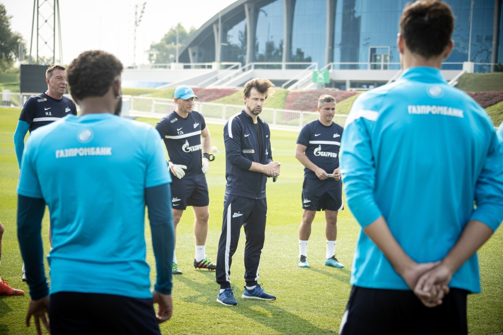 «Газпром» — тренировочные сборы в Катаре: двусторонний тренировочный матч