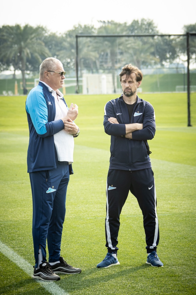 «Газпром» — тренировочные сборы в Катаре: двусторонний тренировочный матч