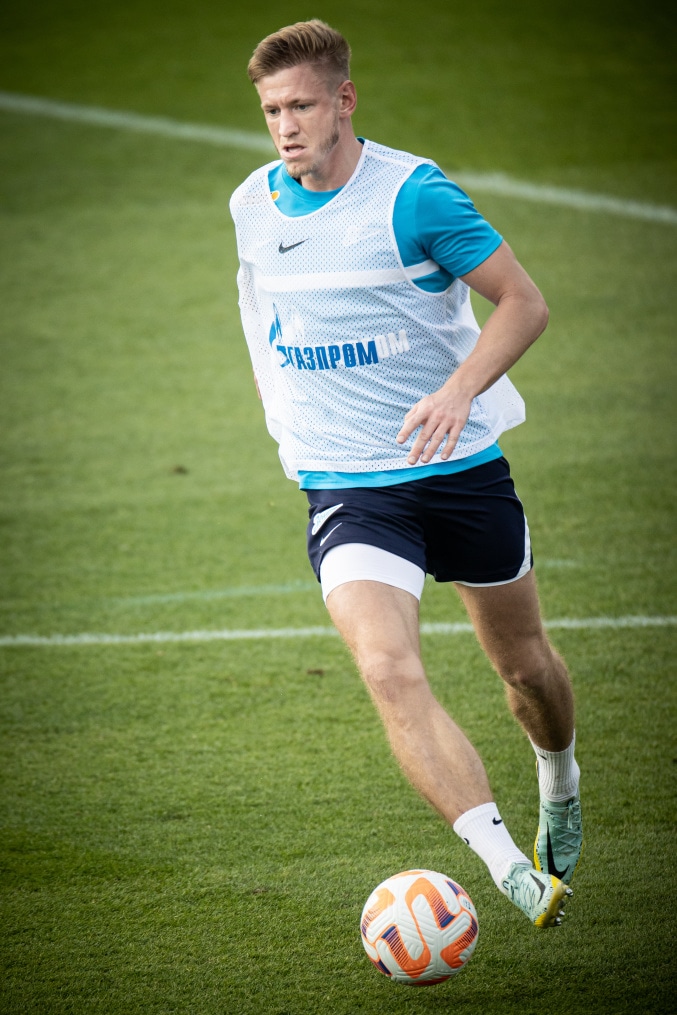 «Газпром» — тренировочные сборы в Катаре: двусторонний тренировочный матч