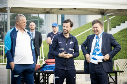 «Газпром» — тренировочные сборы в Катаре: двусторонний тренировочный матч