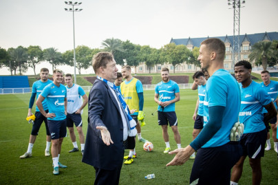 «Газпром» — тренировочные сборы в Катаре: двусторонний тренировочный матч
