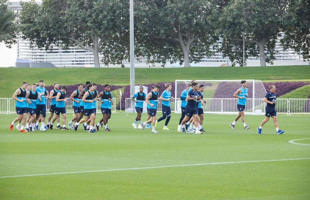 «Газпром»-тренировочные сборы в Катаре: 23 января, утренняя тренировка