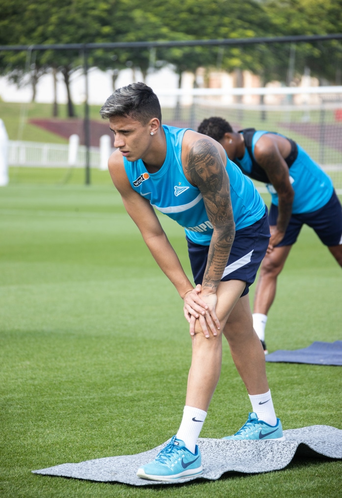 «Газпром»-тренировочные сборы в Катаре: 23 января, утренняя тренировка