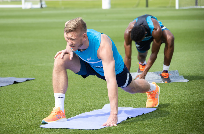 «Газпром»-тренировочные сборы в Катаре: 23 января, утренняя тренировка