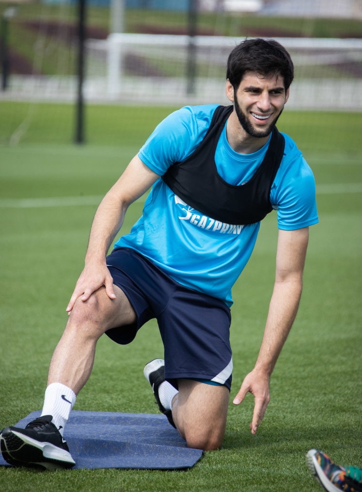 «Газпром»-тренировочные сборы в Катаре: 23 января, утренняя тренировка