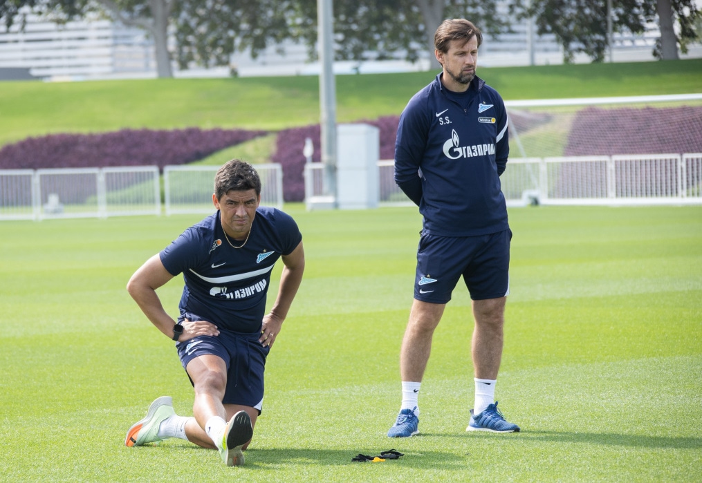 «Газпром»-тренировочные сборы в Катаре: 23 января, утренняя тренировка