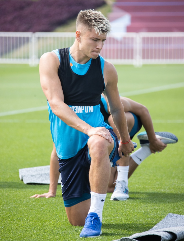 «Газпром»-тренировочные сборы в Катаре: 23 января, утренняя тренировка