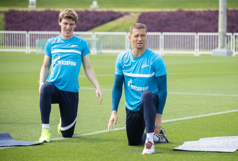 «Газпром»-тренировочные сборы в Катаре: 23 января, утренняя тренировка