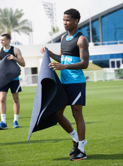 «Газпром»-тренировочные сборы в Катаре: 23 января, утренняя тренировка