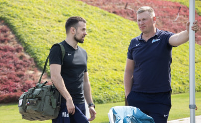 «Газпром»-тренировочные сборы в Катаре: 23 января, утренняя тренировка