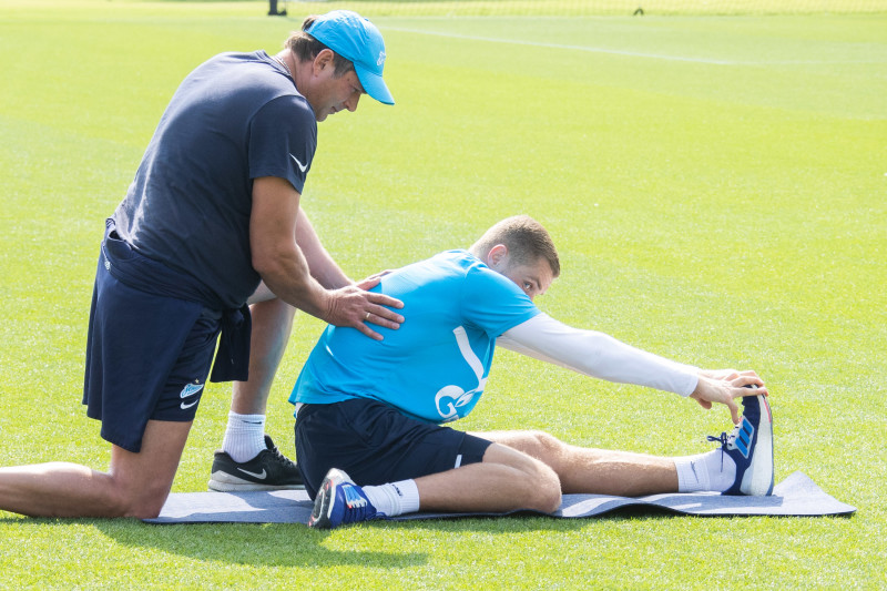 «Газпром»-тренировочные сборы в Катаре: 23 января, утренняя тренировка