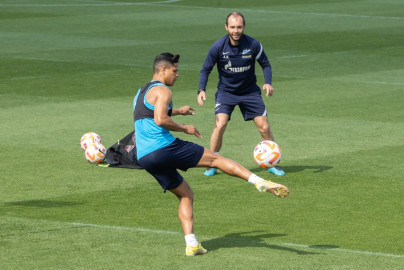 «Газпром»-тренировочные сборы в Катаре: 23 января, утренняя тренировка