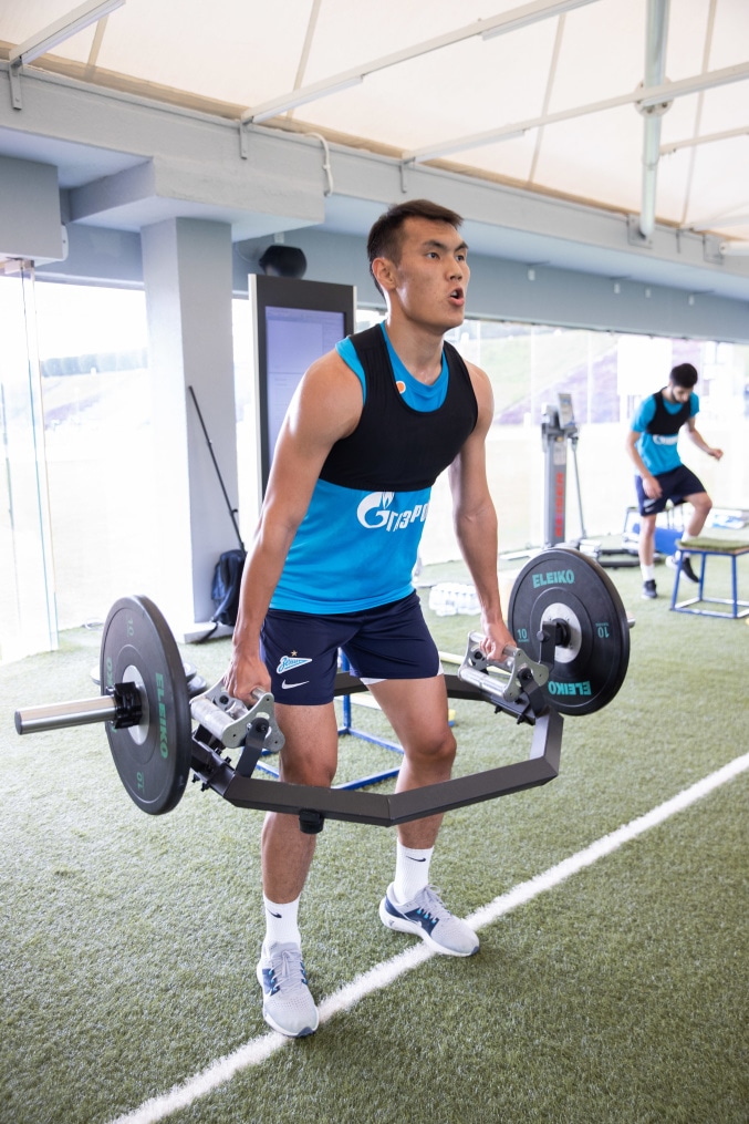 «Газпром»-тренировочные сборы в Катаре: 24 января, утренняя тренировка